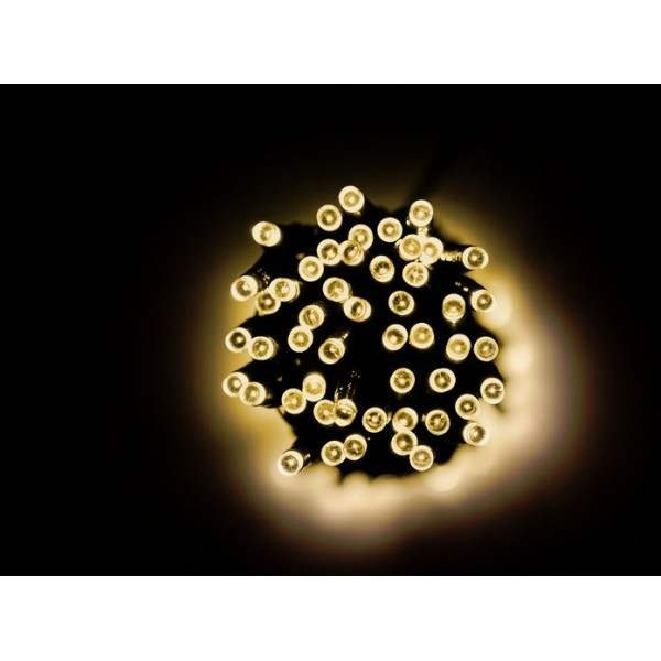 Catena luminosa per esterno Energia Solare 500 Led Bianco Caldo - Image 7