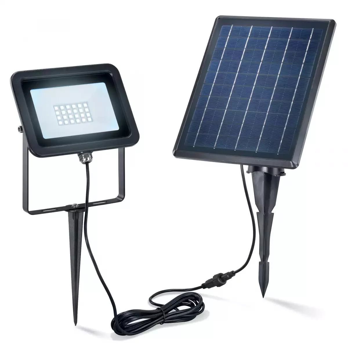Faretto con pannello solare da Esterno e da Giardino RGB - Image 3